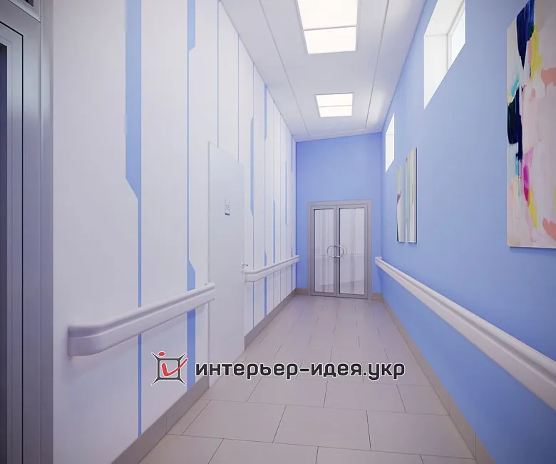 Розробка дизайн ресепшена і коридору в Медичному центрі