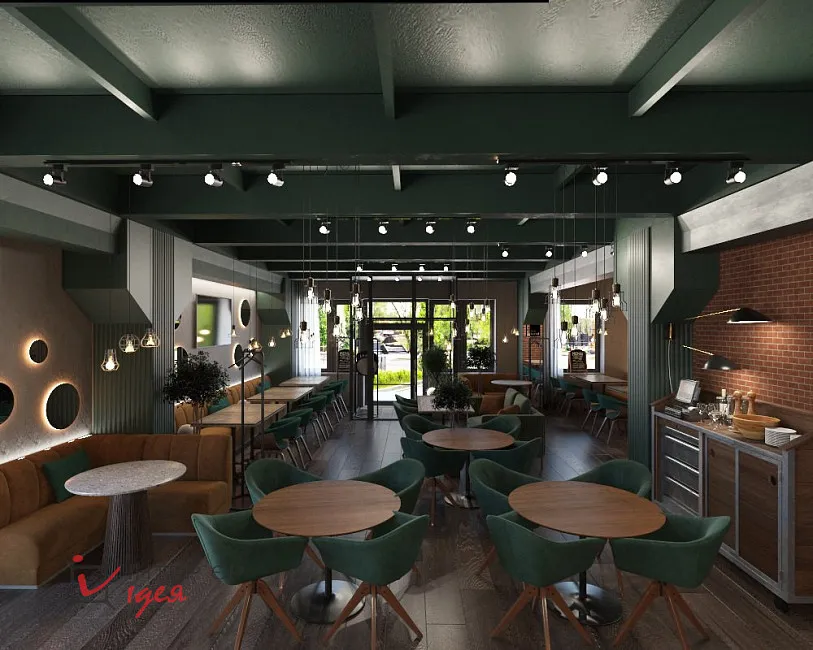 Сімейний ресторан у стилі лофт