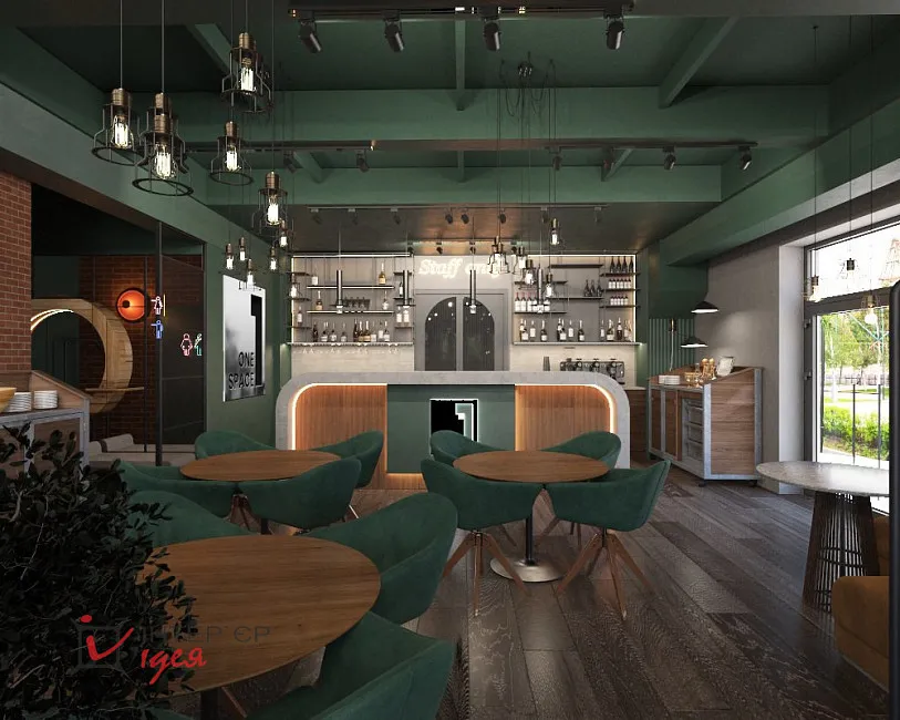 Сімейний ресторан у стилі лофт