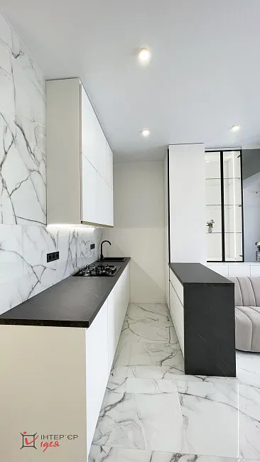 Стильна сучасна квартира площею 45 м²