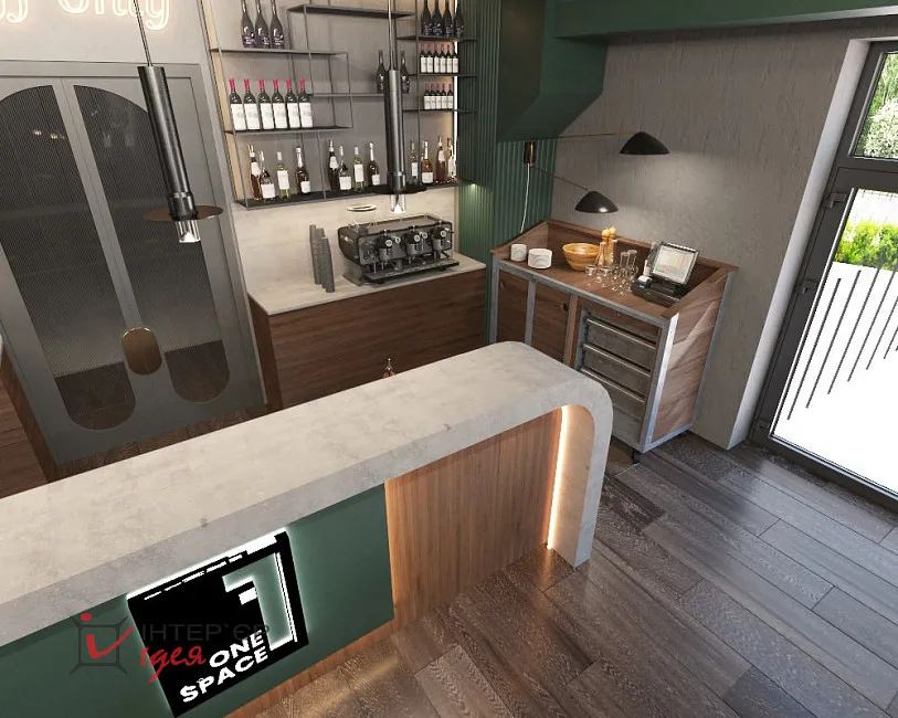 Сімейний ресторан у стилі лофт