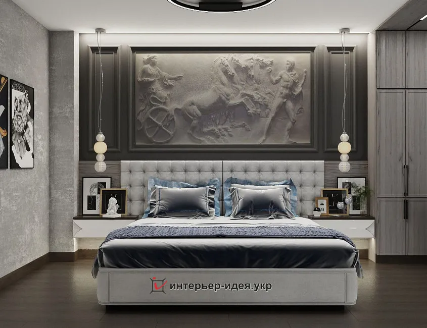 Спальня &quot;Місячне сяйво&quot; з елементами неокласики