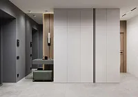 Передпокій 13,5 м2 в стилі учасний мінімалізм. Дизайн ПРИХОЖОЇ, КОРИДОРУ